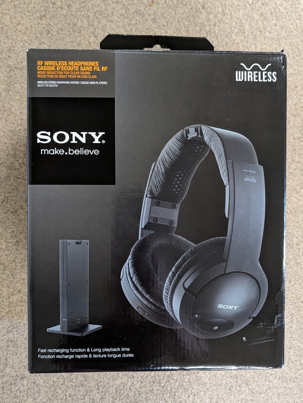 new SONY wireless headphones